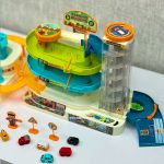Multi-story parking with urban landscape - Image 3