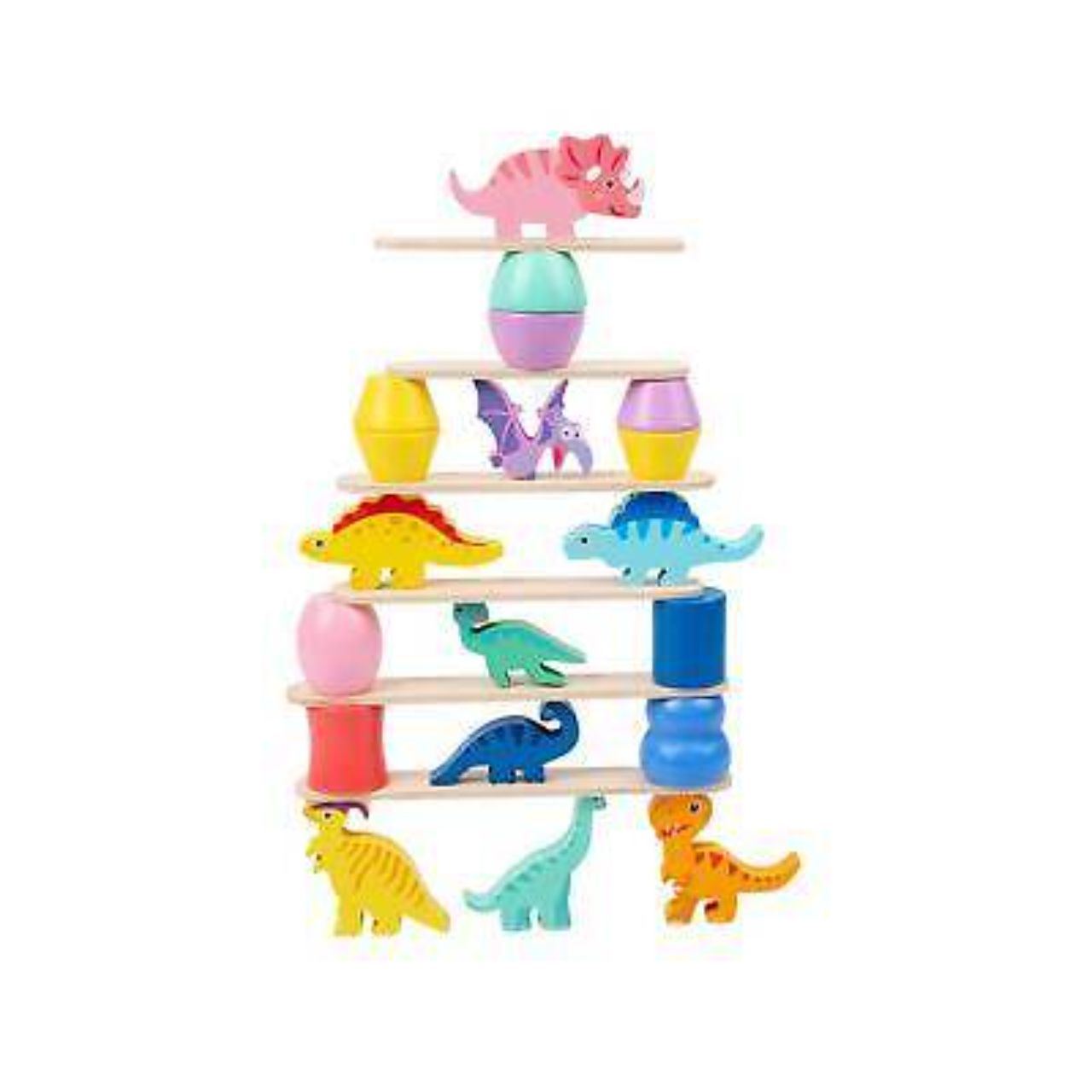 144789-image-1 Wooden Dinosaur Balance Game - Image 1