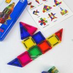 Mini Tile Magnet Set of 26 in Metal Box - Image 2