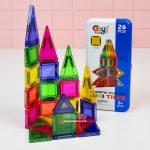 Mini Tile Magnet Set of 26 in Metal Box - Image 5