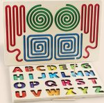 Double-sided wooden board with letters - Image 4