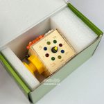 Wooden puzzle cube with LED - Image 5