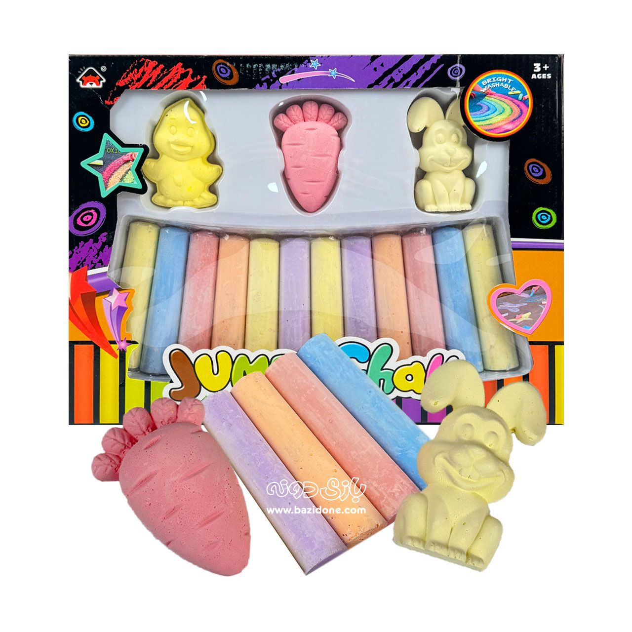 162695-image-1 Fancy patterned colored plaster set - Image 1