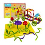 DIY 3D flexible rods set of 137 pieces