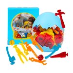 Egg-shaped adhesive molecules set of 18
