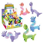 Stretchy glowing animals