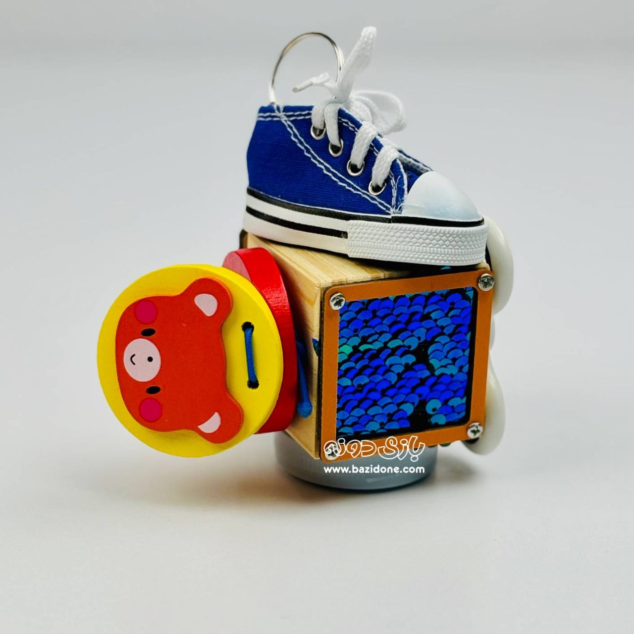 wooden-sensory-cube-imported-shoe-image Wooden sensory cube (Imported) - Shoe - Image 1