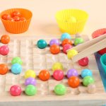 Color Bead Xiaoxiaole Wooden Children's Educational Toys - Image 3