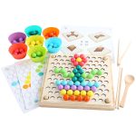 Color Bead Xiaoxiaole Wooden Children's Educational Toys - Image 4