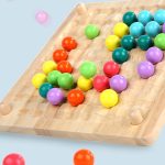 Color Bead Xiaoxiaole Wooden Children's Educational Toys - Image 2