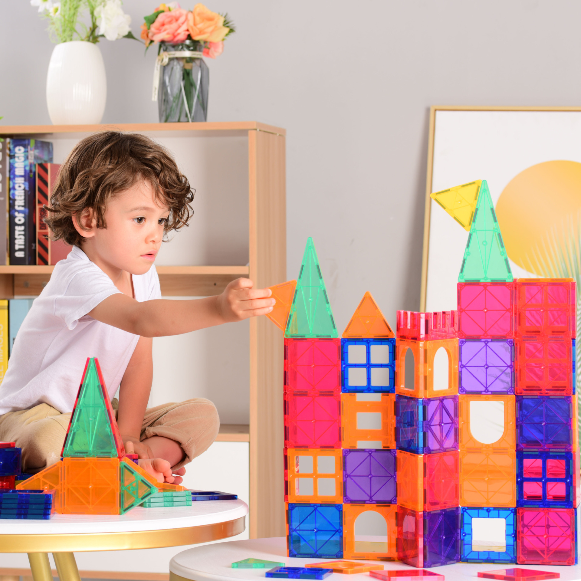 1616032968057.jpg Magnetic Tiles Building Blocks Creative Construction Toy - Image 1