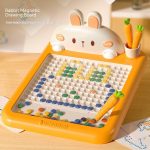 Rabbit Magnetic Drawing Board Puzzle Toys Early Education Children's Toys - Image 2