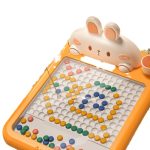 Rabbit Magnetic Drawing Board Puzzle Toys Early Education Children's Toys - Image 9