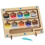 Children's Wooden Color Classification Magnetic Counting Chamber Magnetic Force Educational Toys - Image 3