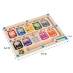 Children's Wooden Color Classification Magnetic Counting Chamber Magnetic Force Educational Toys - Image 6