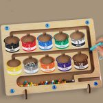 Children's Wooden Color Classification Magnetic Counting Chamber Magnetic Force Educational Toys - Image 2